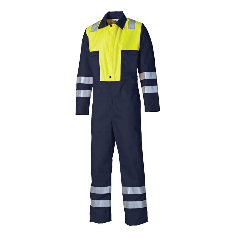 Nero Executive Plus 220gsm 100% Cotton Lightweight Hi Viz F R Coverall 